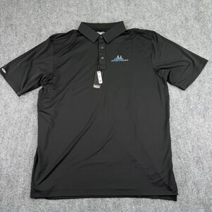 NWT Straight Down Mens Polo Shirt XL Olympic Performance Golf Automation Arts